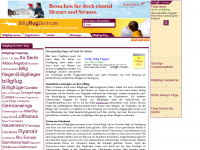 Screenshot des Blogs Billigflug & Reise Blog