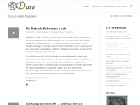 Screenshot des Blogs Random Anger