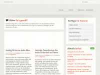 Screenshot des Blogs Senioren-Blog.info