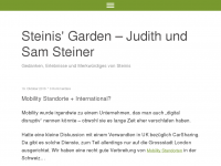 Screenshot des Blogs Steini’s Garden