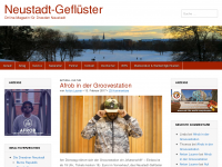 Screenshot des Blogs Neustadt-Geflüster