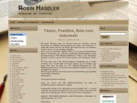 Screenshot des Blogs Robin Haseler