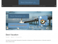 Screenshot des Blogs Best Vacation Reiseberichte