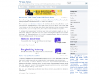 Screenshot des Blogs Fitness-Ketten