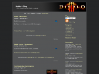 Screenshot des Blogs Diablo 3 Blog