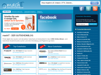 Screenshot des Blogs machIT.de – Der Gutscheinblog von A bis Z