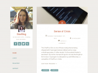 Screenshot des Blogs StarBlog