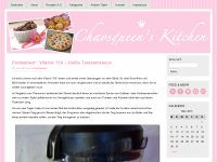 Screenshot des Blogs Chaosqueen’s Kitchen