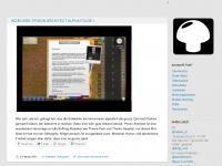 Screenshot des Blogs Texturmatsch
