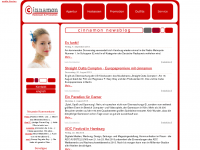Screenshot des Blogs cinnamon newsblog