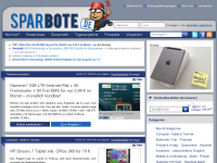 Screenshot des Blogs Sparbote.de