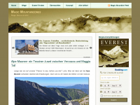 Screenshot des Blogs Magic Mountainzones