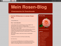 Screenshot des Blogs Rosen-Blog