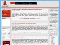 Screenshot des Blogs Flashgames und Onlinegames