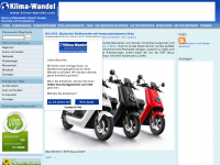 Screenshot des Blogs Klima Wandel Blog