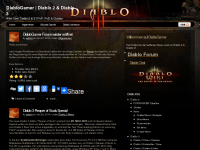 Screenshot des Blogs Diablo Gamer
