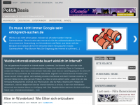 Screenshot des Blogs Politikbasis