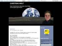 Screenshot des Blogs Carstens Welt