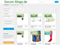 Screenshot des Blogs Soccer blogs