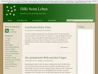 Screenshot des Blogs Hilfe beim Leben
