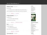 Screenshot des Blogs Club der Dudenschlampen e.V.