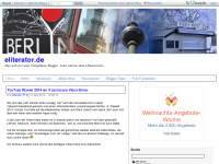 Screenshot des Blogs eliterator.de – News