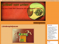 Screenshot des Blogs Fußball von unten