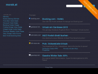 Screenshot des Blogs Franz MORAK