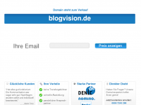 Screenshot des Blogs Blogvision