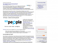 Screenshot des Blogs Personensuche – Hilfe zur Selbsthilfe!
