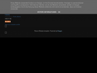 Screenshot des Blogs Sekt auf Eis