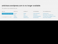 Screenshot des Blogs Antichaos