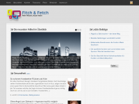 Screenshot des Blogs Fitchundfetch