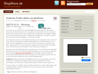 Screenshot des Blogs BlogWave.de – Sinn und Unsinn des Web 2.0