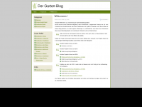 Screenshot des Blogs Der Garten-Blog