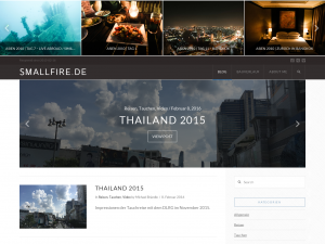 Screenshot des Blogs smallFire.de