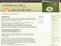 Screenshot des Blogs Schildkroeten Blog