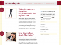 Screenshot des Blogs Kino, TV und Musik Blog