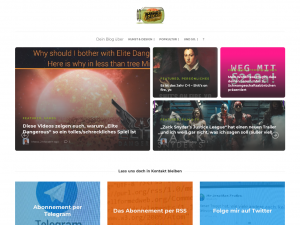 Screenshot des Blogs Minds Delight