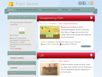 Screenshot des Blogs Flash Gamez