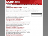 Screenshot des Blogs DCRS ONLINE
