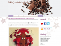 Screenshot des Blogs Lieblingsschokolade