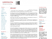 Screenshot des Blogs Landkärtchens Blog