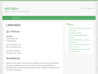 Screenshot des Blogs Akif Sahin