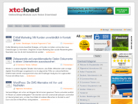 Screenshot des Blogs xtc-load.de