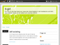 Screenshot des Blogs It- girl