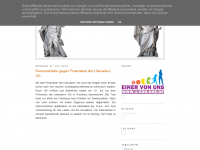 Screenshot des Blogs Epistulae Tiberii