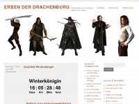 Screenshot des Blogs Die Erben der Drachenburg