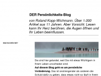Screenshot des Blogs Der Persönlichkeits-Blog