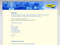 Screenshot des Blogs TDKv | Blog
